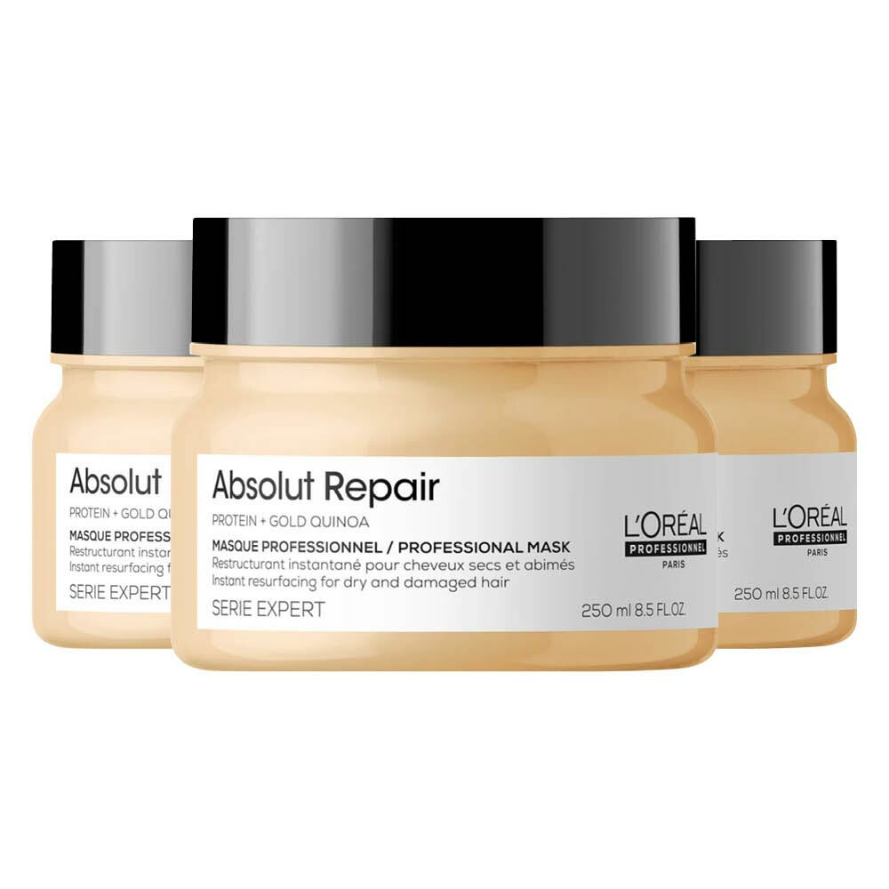 3x L'Oréal Professionnel Absolut Repair Haarmasker 250 ml