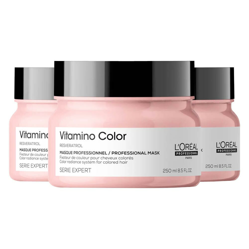 3x L'Oréal Professionnel Vitamino Color Haarmasker 250 ml