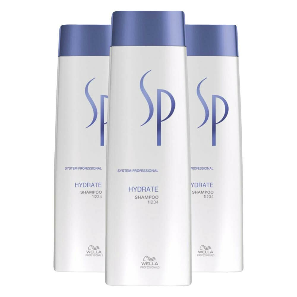 3x Wella Professionals Hydrate SP Shampoo 250 ml