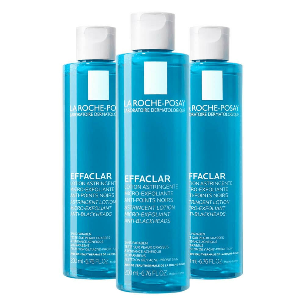 3x La Roche Posay Effaclar Micro-Exfoliërende Lotion 200 ml