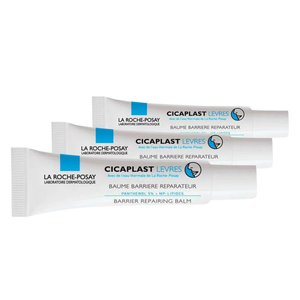 3x La Roche Posay Cicaplast Lippenbalsem 7,5 ml