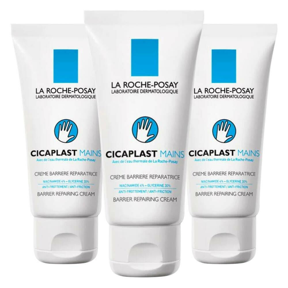 3x La Roche Posay Cicaplast Handcreme 50 ml