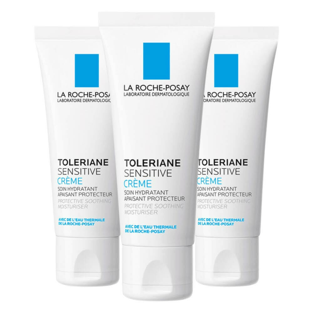 3x La Roche Posay Toleriane Sensitive Dagcrème 40 ml