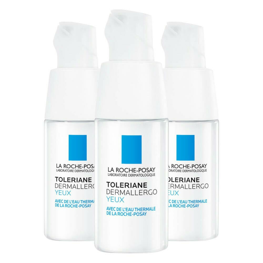 3x La Roche Posay Toleriane Dermallergo Oogcrème 20 ml