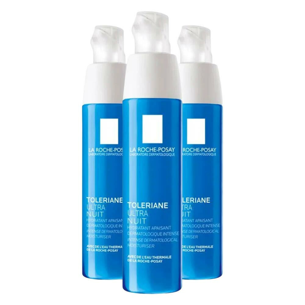 3x La Roche Posay Toleriane Dermallergo Ultra Nachtcrème 40 ml