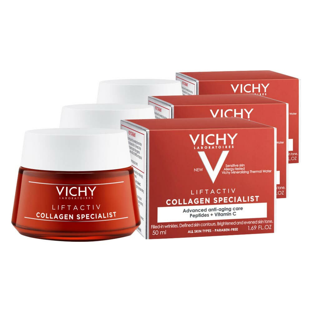 3x Vichy Liftactiv Collagen Specialist Dagcreme 50 ml