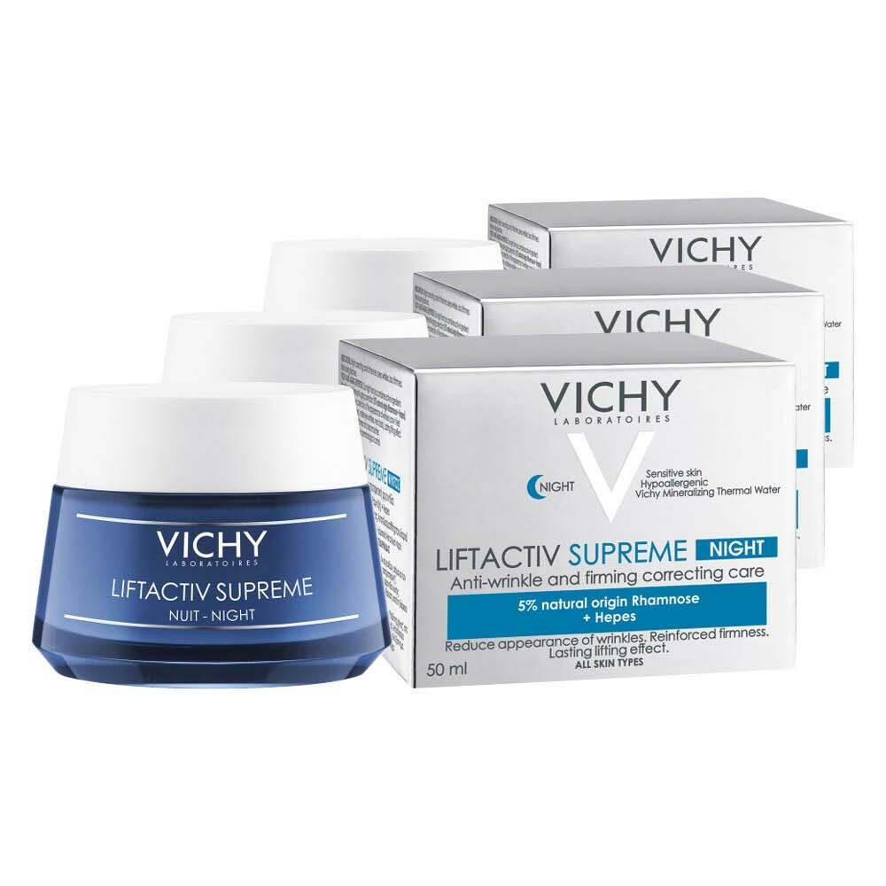 3x Vichy Nachtcréme Liftactiv Supreme 50 ml