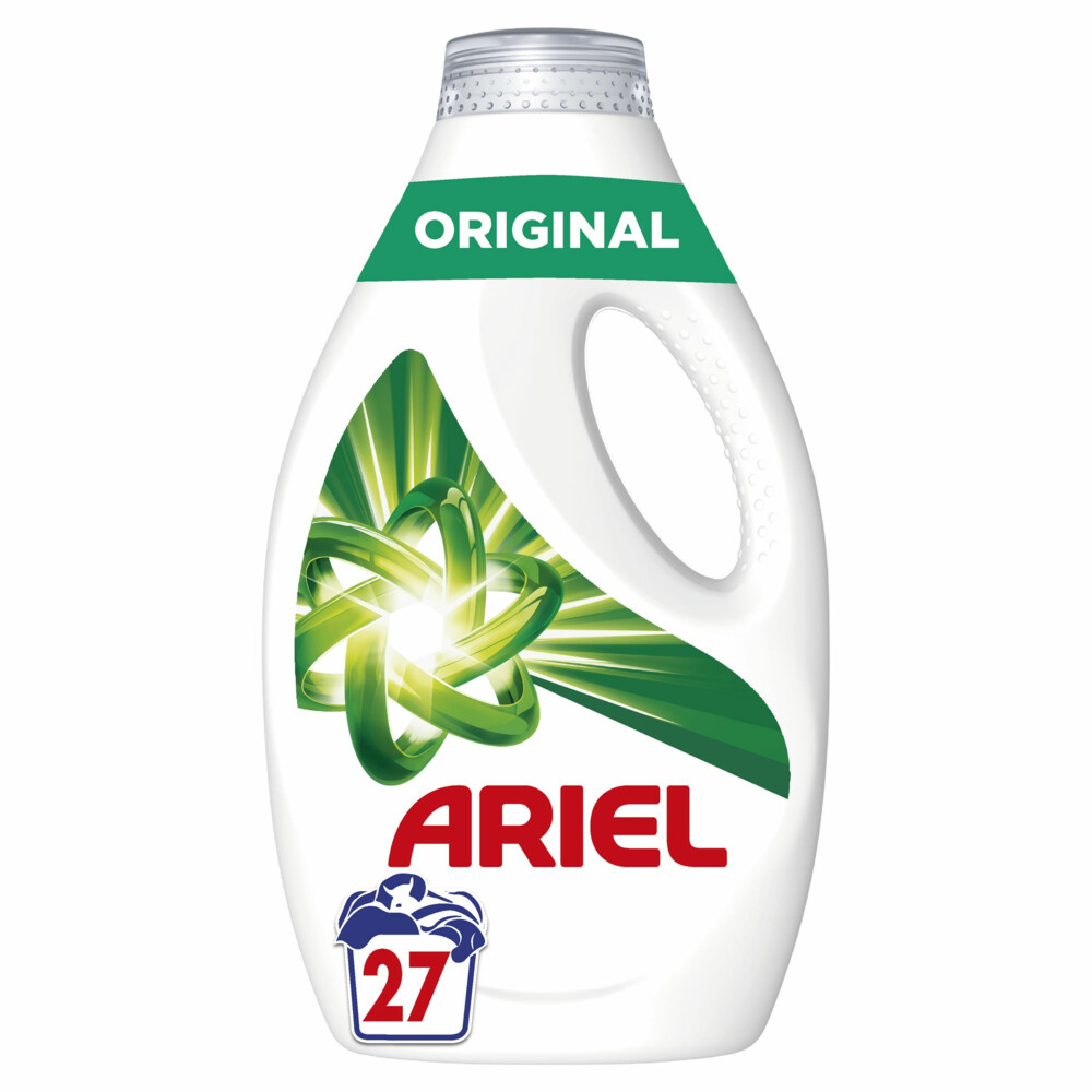 2e halve prijs: Ariel Vloeibaar Wasmiddel Original 27 Wasbeurten 1215 ml