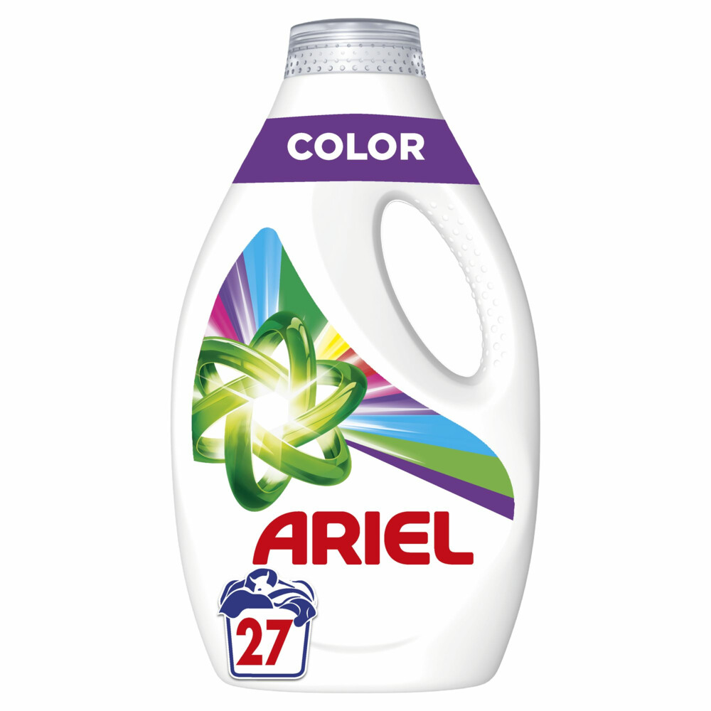 4x Ariel Vloeibaar Wasmiddel Color 27 Wasbeurten 1215 ml