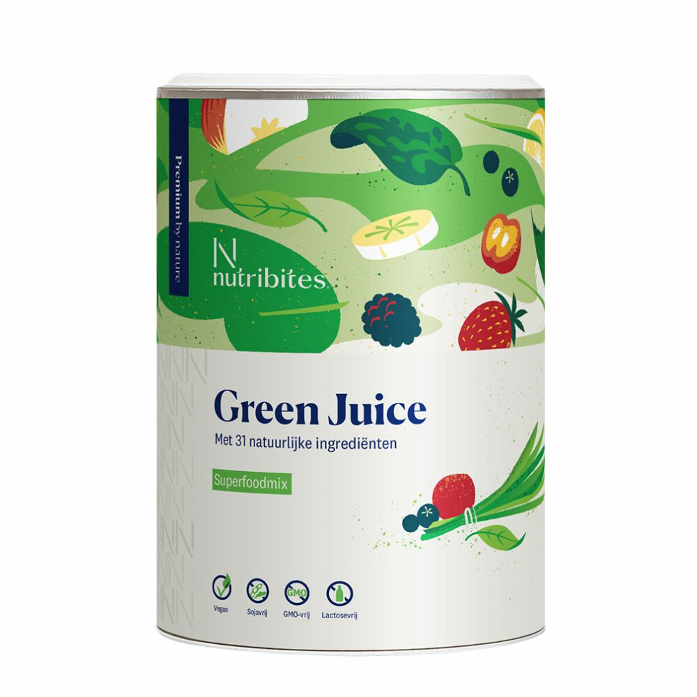 12x Nutribites Green Juice Poeder 300 gr