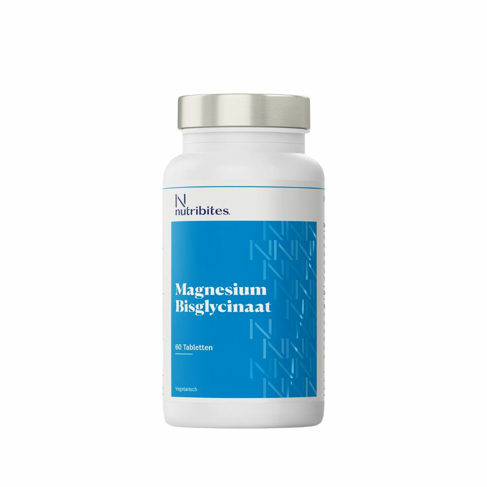 12x Nutribites Magnesium Bisglycinaat 60 tabletten