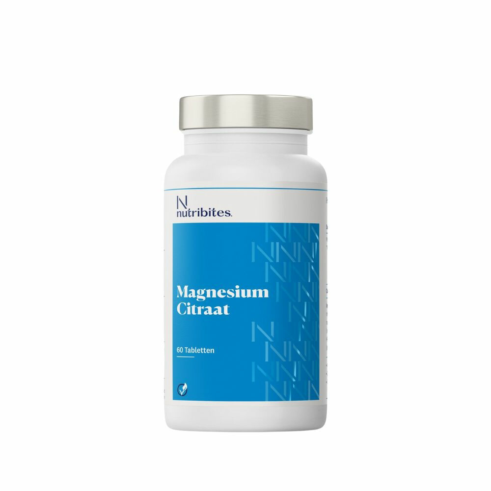 12x Nutribites Magnesium Citraat 60 tabletten