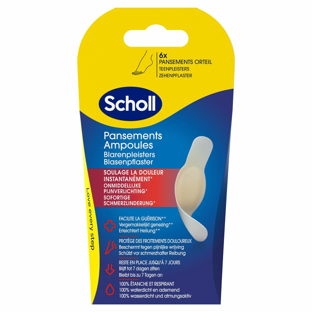 Scholl Blarenpleisters Teen 6 stuks