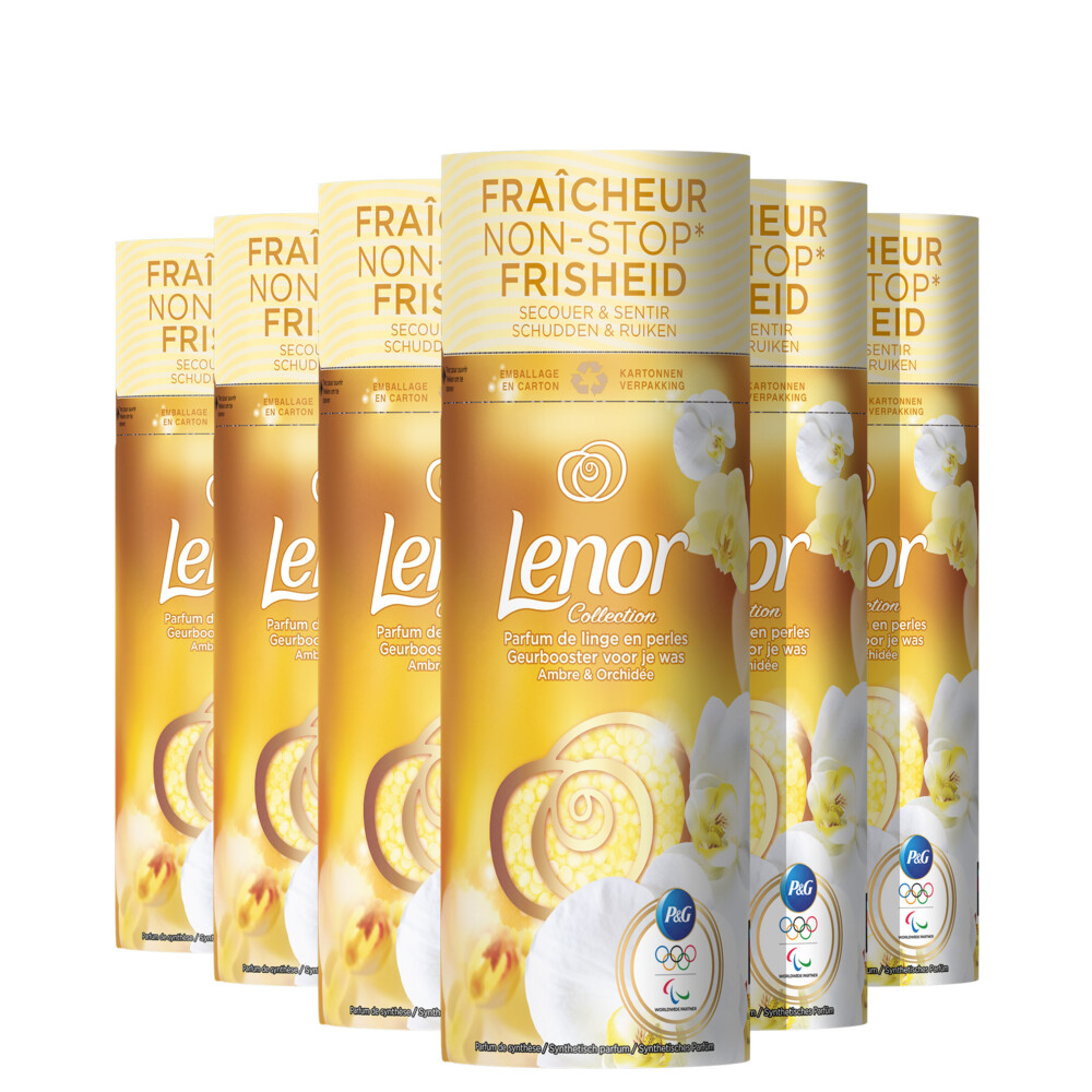 6x Lenor In-Wash Geurbooster Orchidee&Amber 165 gr