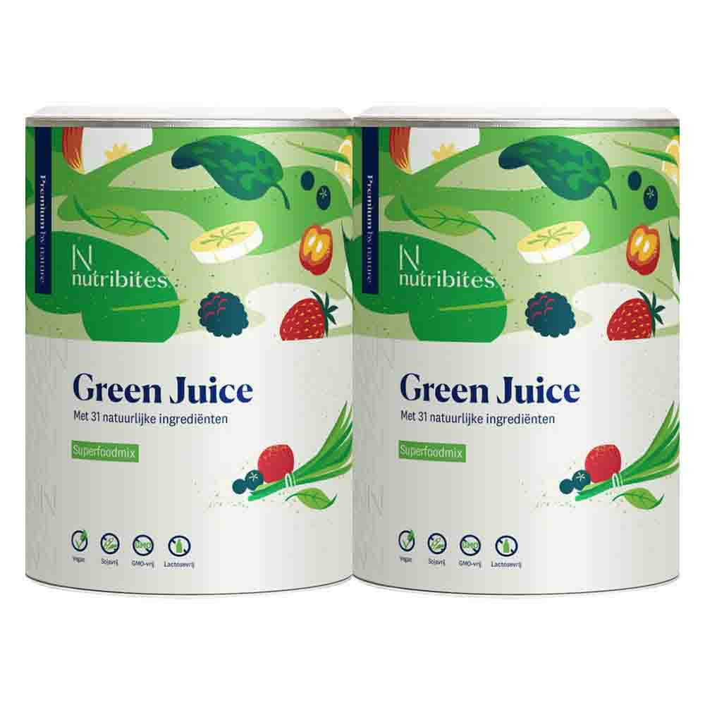 2x Nutribites Green Juice Poeder 300 gr