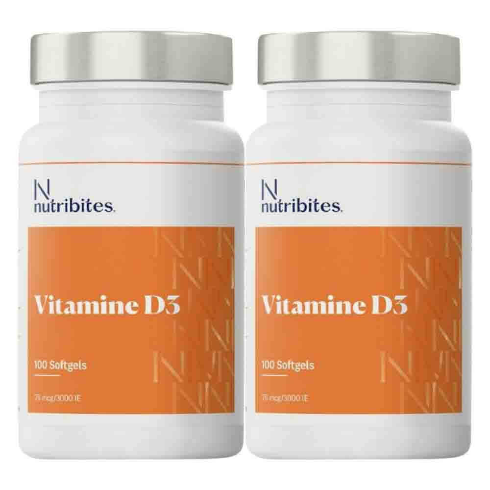 2x Nutribites Vitamine D3 200 softgels