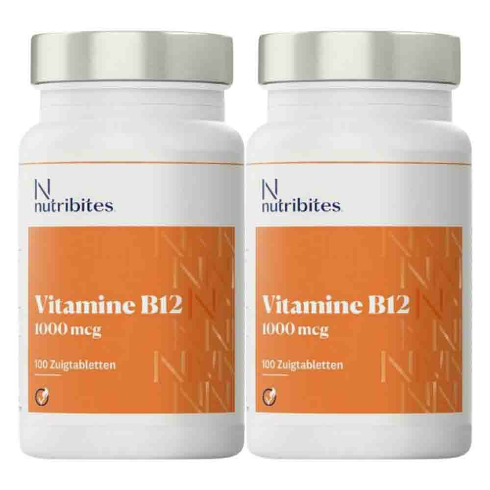 2x Nutribites Vitamine B12 100 zuigtabletten