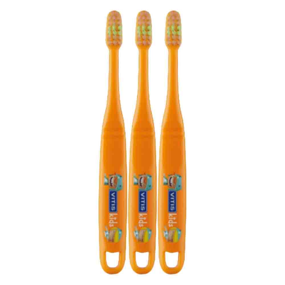 3x Vitis Tandenborstel Kids