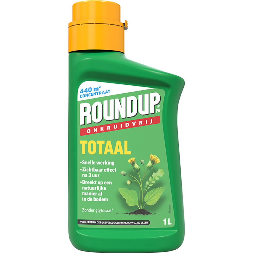 12x Roundup PA Totaal Onkruidvrij Concentraat 1 liter