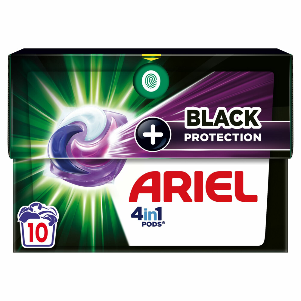 2+2 gratis: Ariel 4in1 Pods Wasmiddelcapsules Revitablack 10 stuks