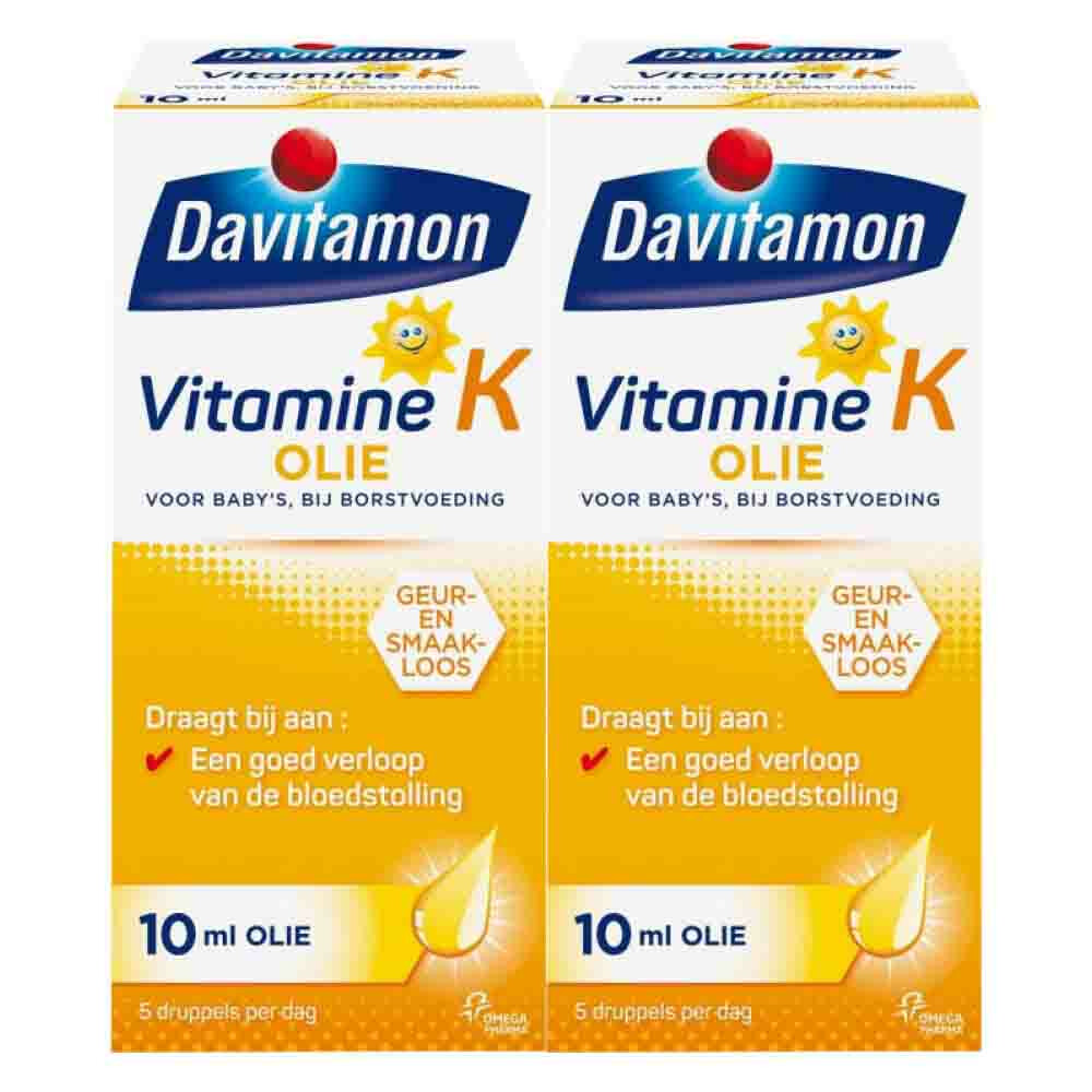 2x Davitamon Vitamine K Olie 10 ml