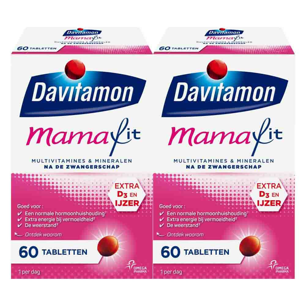 2x Davitamon Compleet Mama Fit 60 tabletten