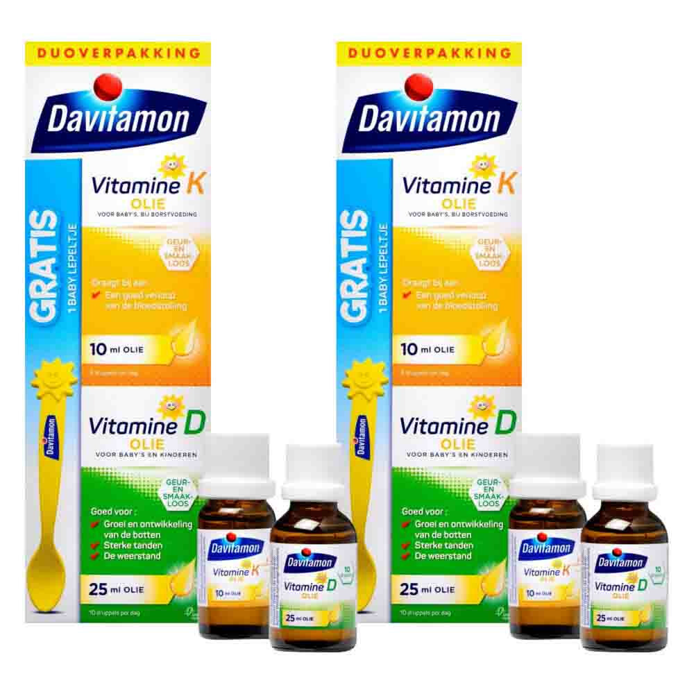 2x Davitamon Baby 1ste Vitamines 35 ml