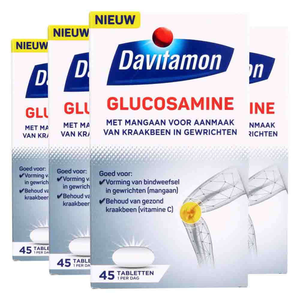 4x Davitamon Glucosamine 45 tabletten