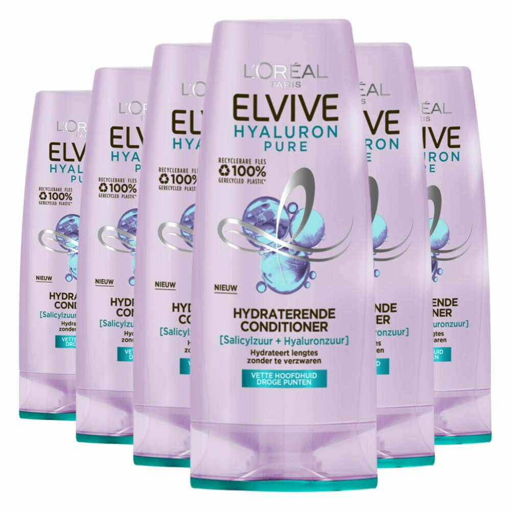 6x L'Oréal Elvive Conditioner 200 ml