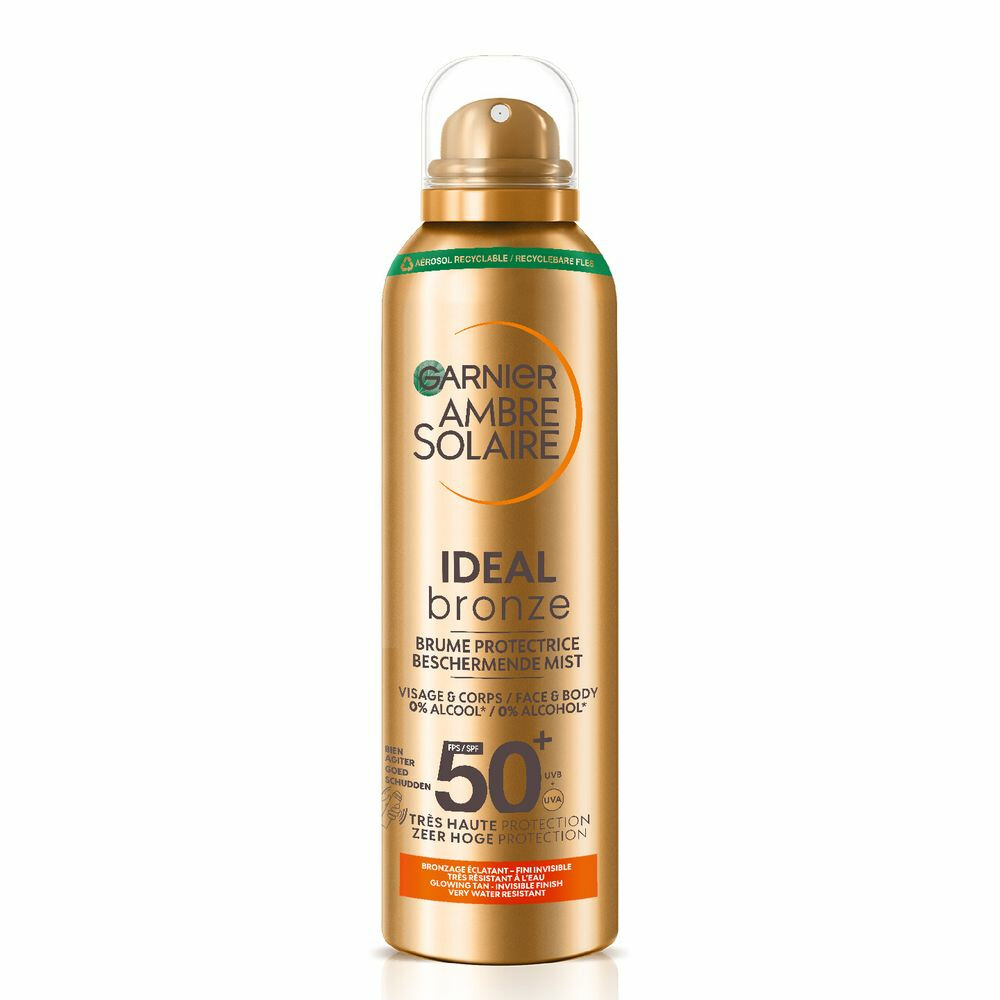 Garnier Ambre Solaire Ideal Bronze Beschermende Mist SPF 50 150 ml