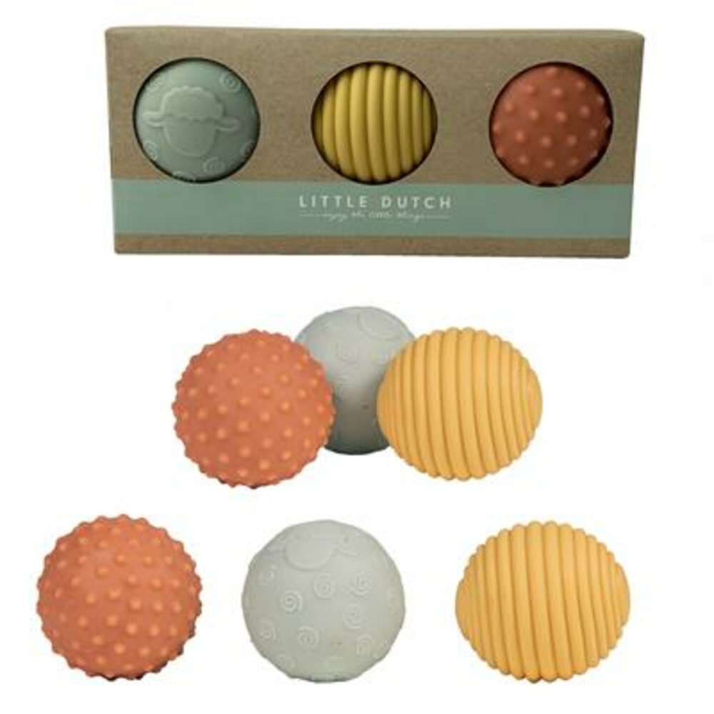 Little Dutch Zintuig Ballen Set 3-delig Farm