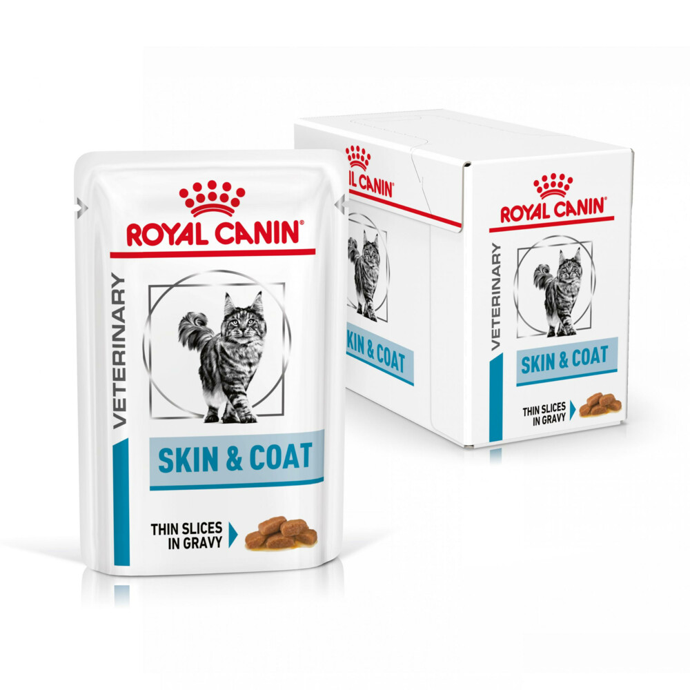 12x Royal Canin Skin & Coat Kattenvoer Nat