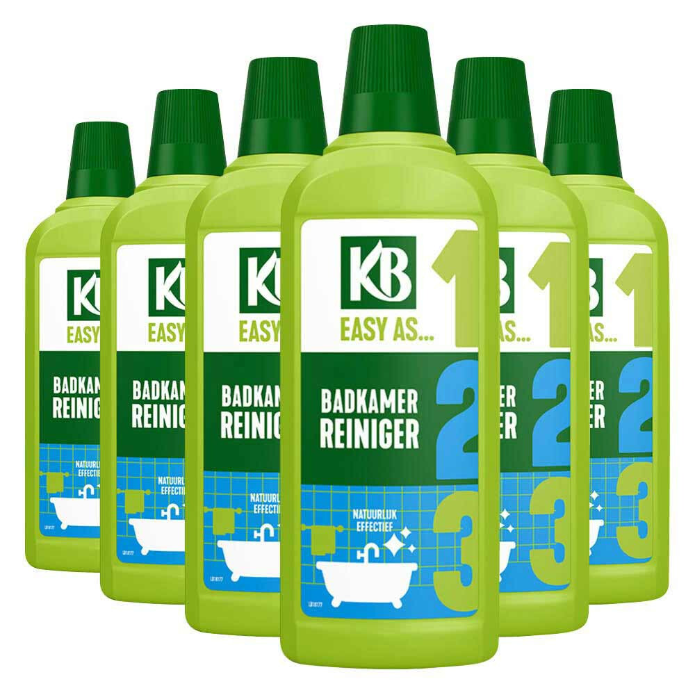 6x KB Easy Badkamerreiniger Concentraat 750 ml