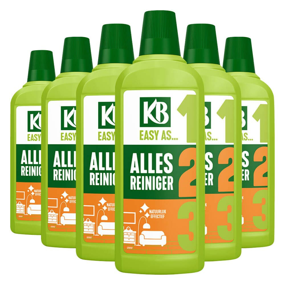6x KB Easy Allesreiniger Concentraat 750 ml