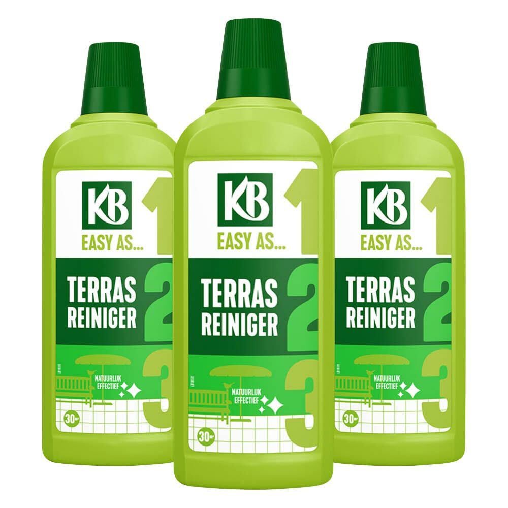 3x KB Easy Terrasreiniger Concentraat 750 ml