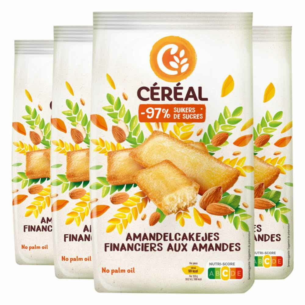 4x Céréal Amandelcakejes 175 gr