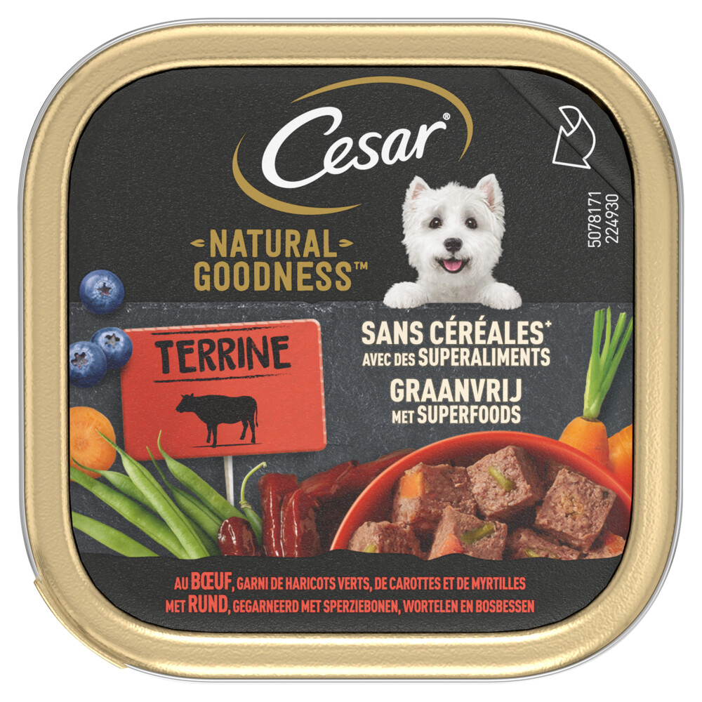 Cesar Natural Goodness Alu Paté Rund Graanvrij 100 gr