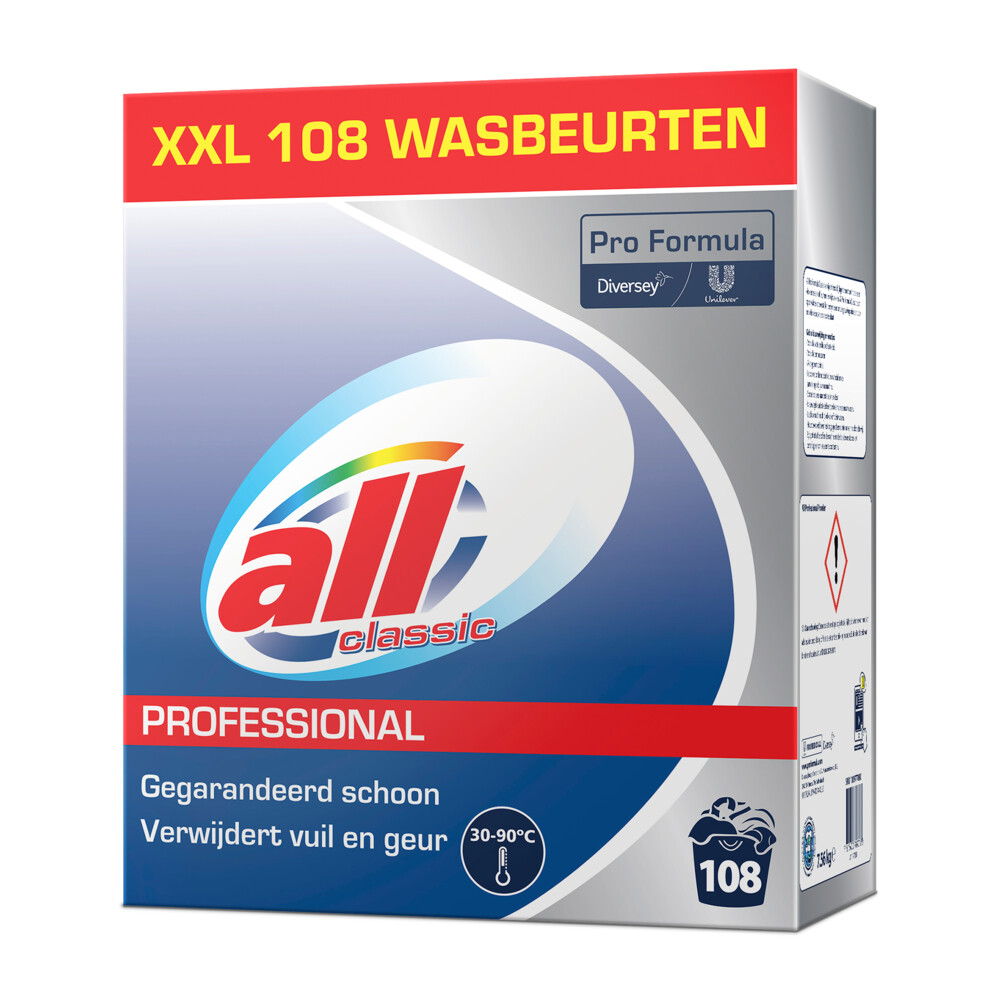 All Professional Wasmiddel Poeder Classic 108 Wasbeurten 7,56 kg