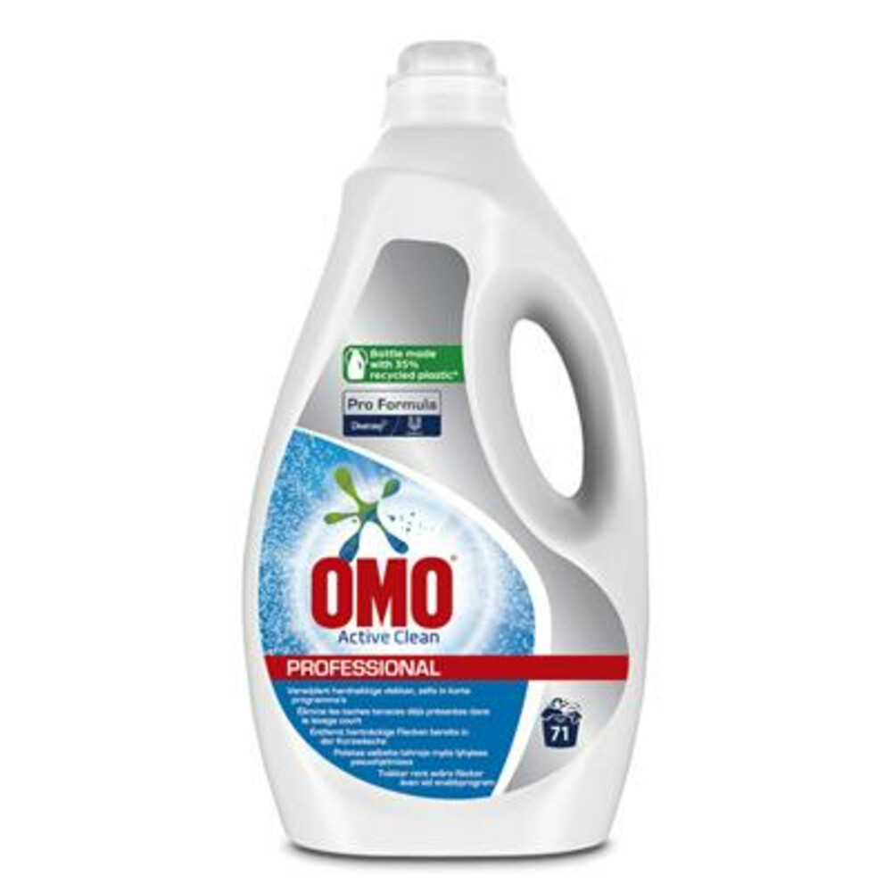 OMO Pro Formula Vloeibaar Wasmiddel Witte Was Active Clean 71 Wasbeurten 5 liter