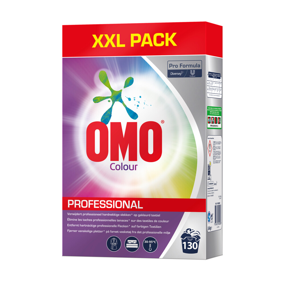 OMO Pro Formula Wasmiddel Poeder Gekleurde Was 130 Wasbeurten 8,4 kg