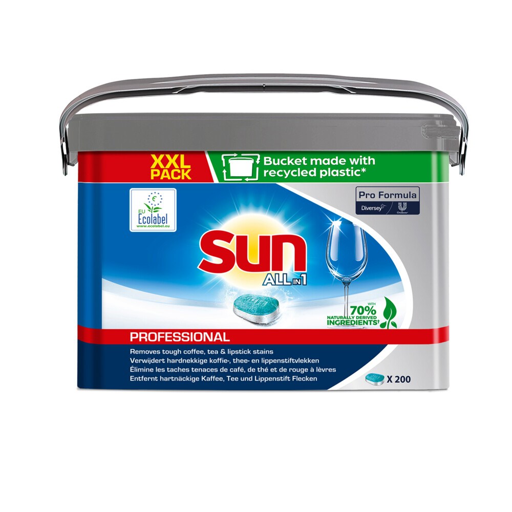 Sun Professional Vaatwastabletten All-in-1 200 stuks