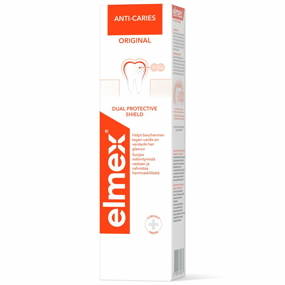 2+1 gratis: Elmex Tandpasta Anti-Cariës 75 ml