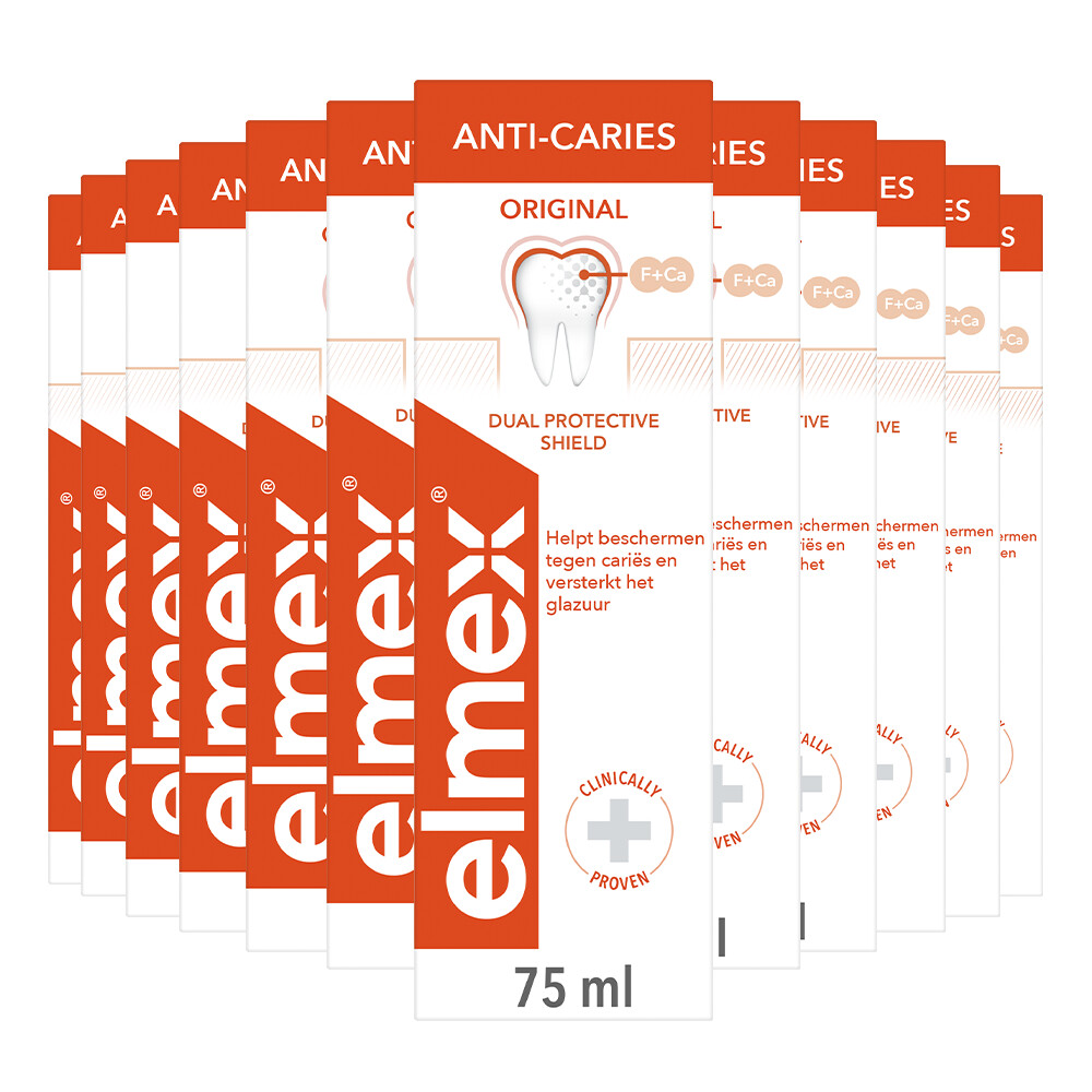 12x Elmex Tandpasta Anti-Cariës 75 ml