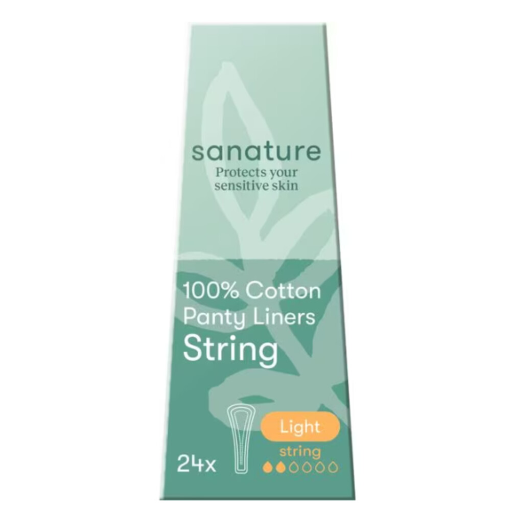 Sanature 100% Katoenen Inlegkruisjes String 24 stuks