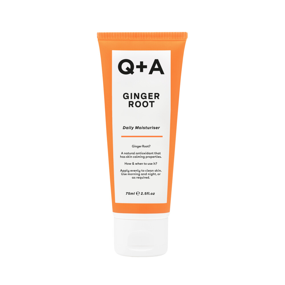 3x Q+A Ginger Root Daily Moisturiser 75 ml