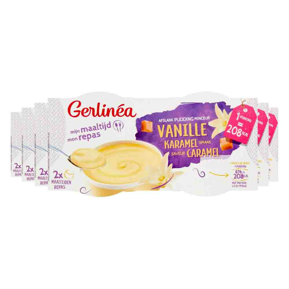 6x Gerlinea Pudding Vanille 2 stuks