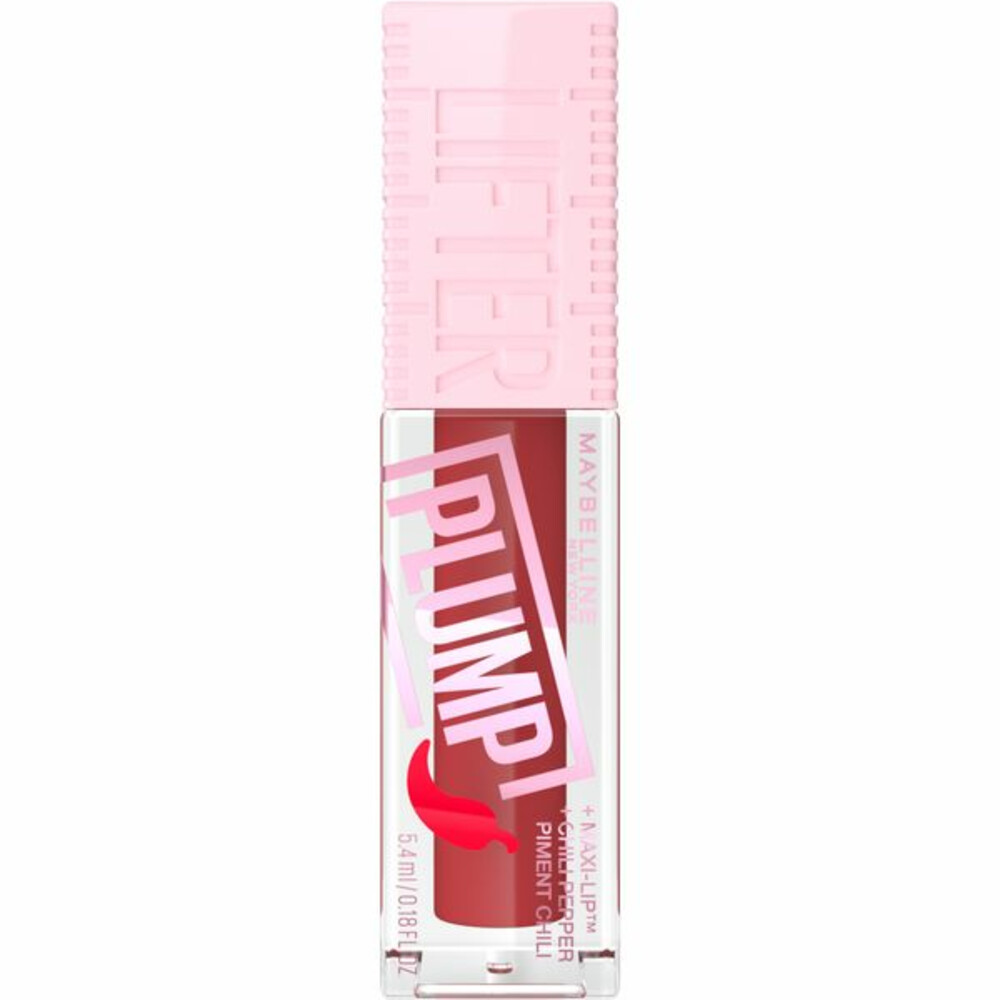 3x Maybelline Lifter Plump Lipgloss 006 Hot Chili 5,4 ml