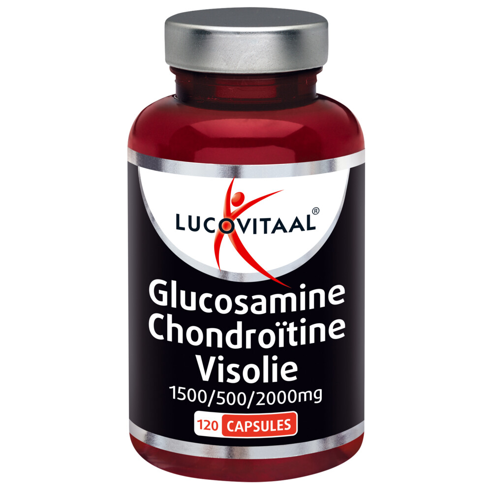 2+2 gratis: Lucovitaal Glucosamine Chondroitine Visolie 120 capsules