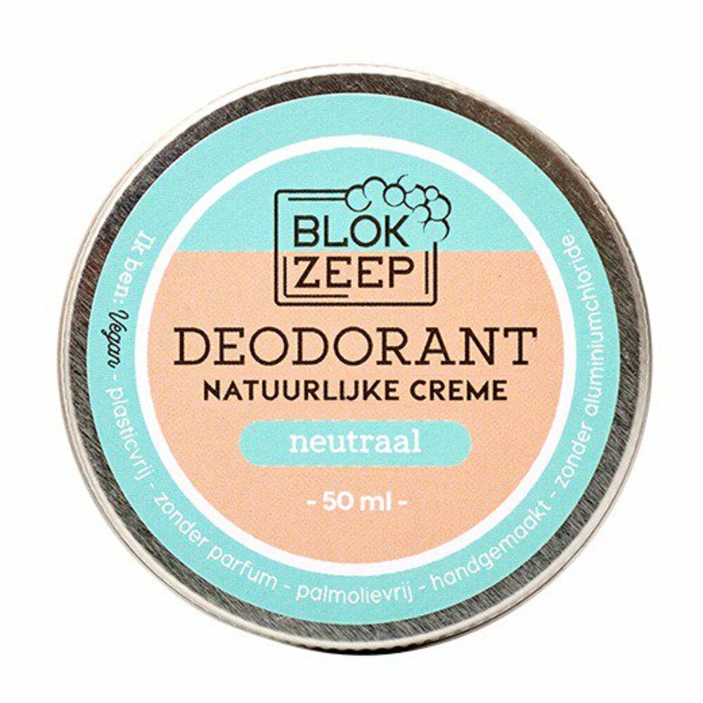 Blokzeep Deodorant Crème Neutraal 50 gr