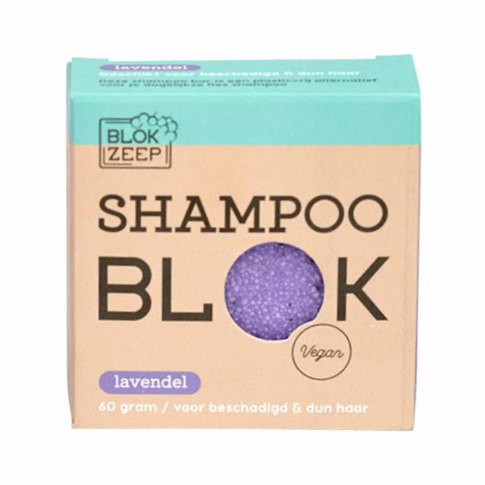 Blokzeep Shampoo Bar Lavendel 60 gr